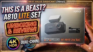 A810 Lite budget Dash 4K Camera with 4G connectivity
