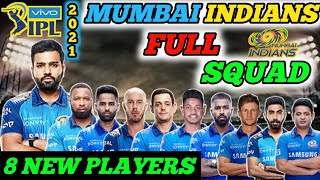 IPL 2021: MI Squad 2021 | Mumbai IndiansFull Squad For IPL 2021|| Mi Players List 2021 | CRICNETWORK