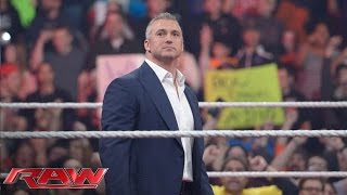 The WWE Universe erupts as Shane McMahon re-emerges on Monday Night Raw: Raw, February 23, 2016