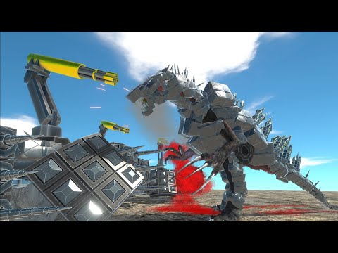 Godzilla vs every new animal - Animal Revolt Battle Simulator
