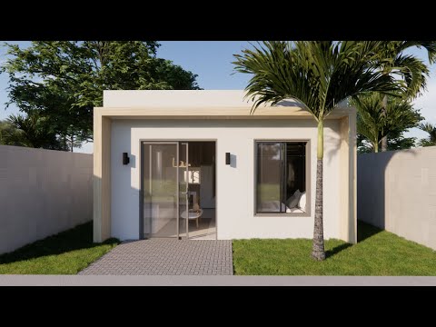 Plano de Casa 5X5 | Tiny House | Mini Casa 25 M²| 5X5 House (25 SQM)| Small House Design Idea