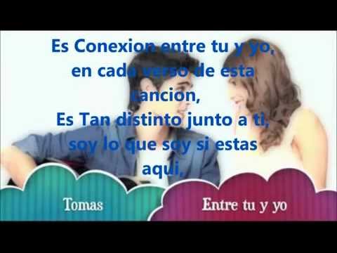 Entre Tu y Yo   Violetta Letra Tomas!   YouTube