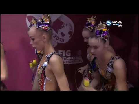 Group Russia 3 Hoops 4 Clubs Final World RG Championships Baku 2019