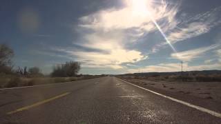preview picture of video 'Driving south past U.S. Border Patrol Checkpoint, AZ SR 85, 30 December 2014, GP060133'