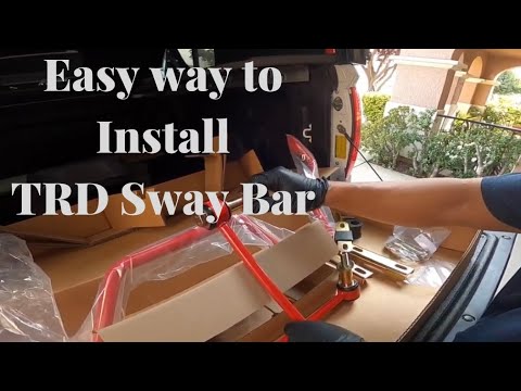 HOW TO INSTALL TRD REAR SWAY BAR