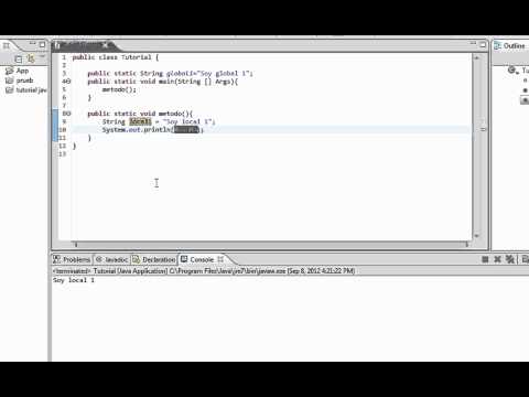 comment declarer une variable globale en java