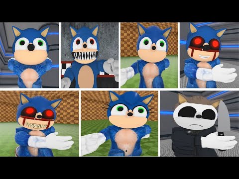 NEW ALL SONIC SKINS  JUMPSCARE!  Roblox Piggy FANGAME v3