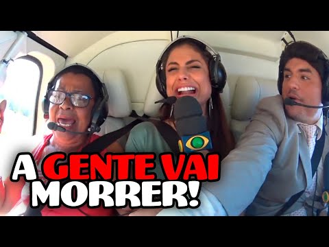 AS GAGAS FICARAM COM MUITO MEDO AO ANDAREM DE HELICÓPTERO | Silvio e as Gagas