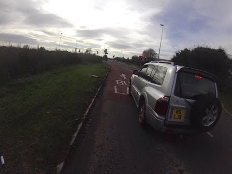 K5LJB Mitsubishi Shogun Bus Lane Abuser.