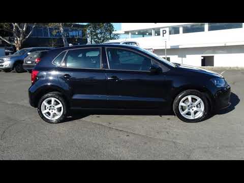 2013 Volkswagen Polo 6R MY14 77TSI DSG Comfortline Deep Black Pearl Effect 7 Speed