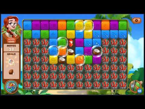 Lost Island Blast Adventure Level 1085 - NO BOOSTERS 🏝️ | SKILLGAMING ✔️