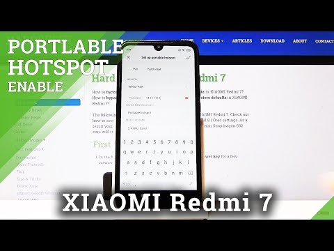 How to Activate Portable Hotspot in XIAOMI Redmi 7 – Create Wi-Fi Hotspot