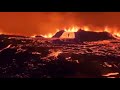 Iceland volcano eruption | Drone video