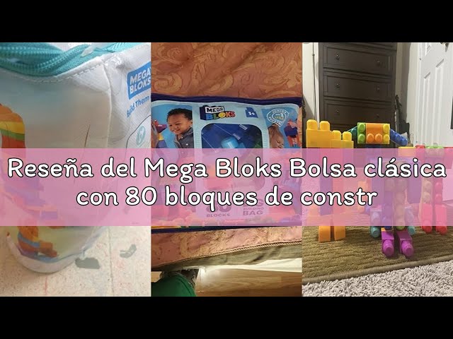 Vídeo relacionado con Mega Bloks Bolsa Deluxe 150 bloques de construcción, juguete para niños +1 año (Mattel CNM43)