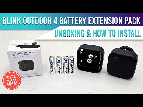 Blink Outdoor 4 Battery Extension Pack for Outdoor 4 Smart Security Camera Unboxing & How to Install