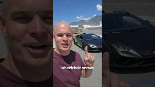 Electric Wheelchair vs. Lamborghini Drag Race — Full Breakdown & Transcript