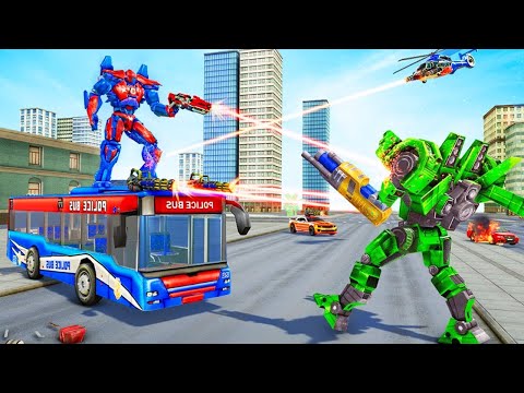 Army Bus Robot Transformer DRIVER SIMULATOR - android gameplay