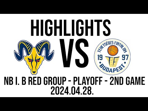 BKG PRIMA Akadémia - TF-BP - NB I. B Red Group - PLAYOFF - 2nd Game - Highlights