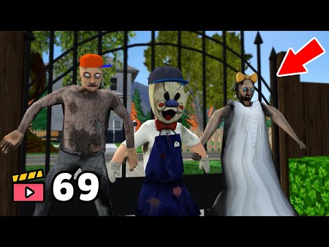 Granny vs Ice Scream vs Grandpa vs Dog - funny horror animation (Compilation #69)