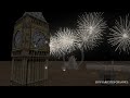 London Fireworks 2017 Reflections FWsim