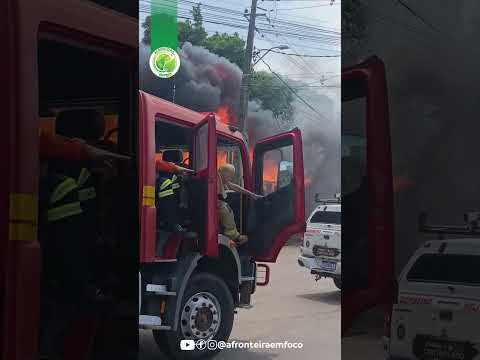 Incendio em  Epitaciolândia #Epitaciolândia #Incêndio #Acre #Bombeiros #AÚltimaHora