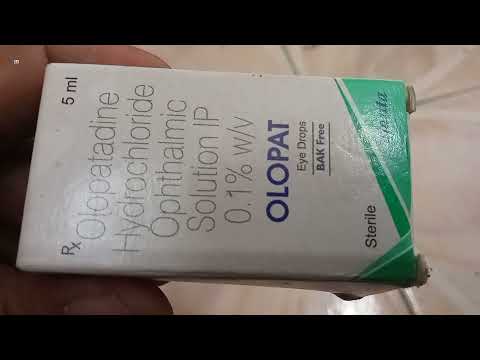 Olopatadine 0.1% olopat bak free eye drop
