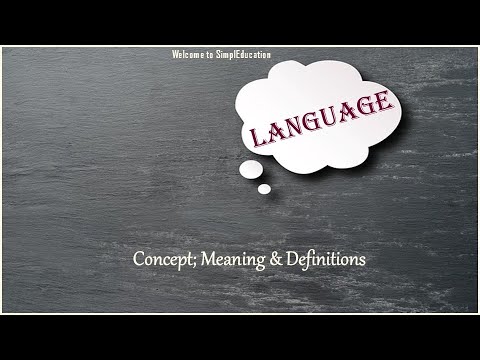Language Meaning