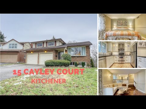 Kitchener Real Estate Video | 15 Cayley Court | Janet Willard