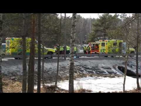 Trafikolycka R69 i Falun