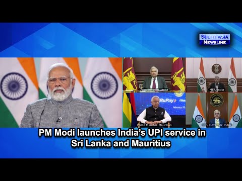 PM Modi launches India’s UPI service in Sri Lanka and Mauritius