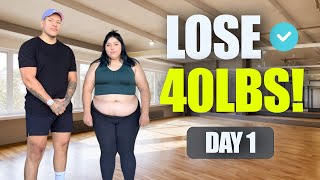 Day 1 Cardio To Lose Weight (NO EQUIPMENT)