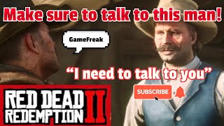 RDR2 (pt 16) Talk to this man for cash! Bonus map. #gaming #tutorial #videogames