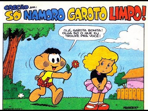 Cascão - Só namoro garoto limpo!, Quadrinhos Turma da Mônica,