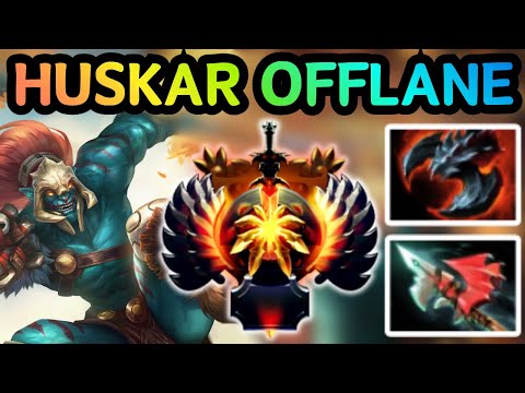 🔥 HUSKAR OFFLANE — INSANE DPS, SOLO ROSHAN GAMEPLAY | DOTA 2 🔥