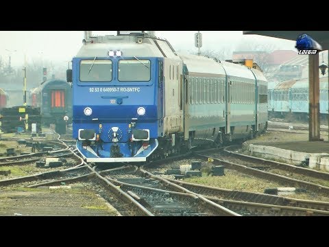 GM 64-0950-7 & IR367-2"Harghita" Budapest Keleti-Brasov in Gara Oradea Station - 10 February 2018