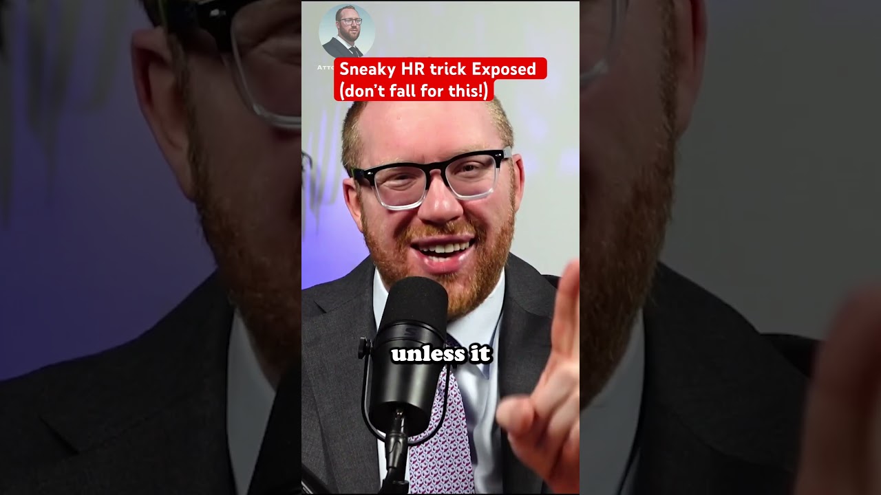 Sneaky HR trick exposed!