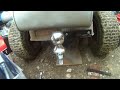 Murray Garden Tractor Towbar DIY