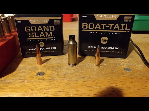 6mm ARC - Hunting load development 2023 w/ Speer 100gr Grand Slam and Soft-Point Boat-tail (fixed)