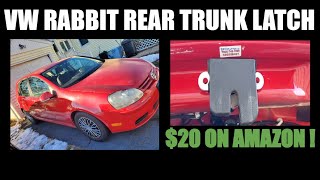 VW Rear Trunk Latch Replacement - Super Easy and Cheap