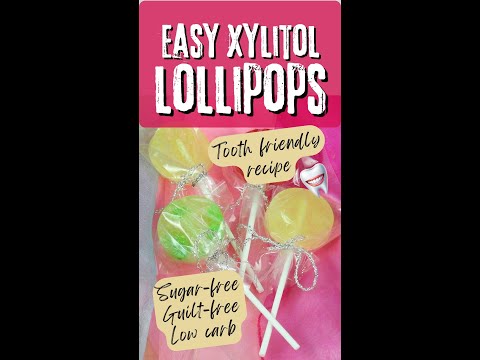 Xylitol Lollipops Recipe - Sugar-Free and Guilt-Free