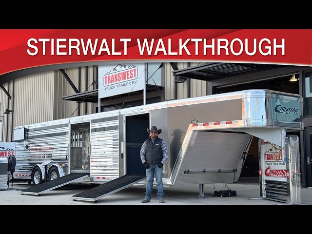 Preview image of The Best Show Cattle Trailer You Can Get! The 2026 Cimarron Stierwalt youtube video