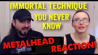You Never Know - Immortal Technique (REACTION! by metalheads)