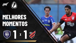 ATHLETICO TEM GOLS ANULADOS E EMPATA COM CIANORTE NO PARANAENSE!