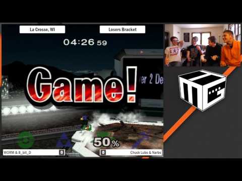LAX TMG Smash Fest - WORM & 8_bit_D Vs Chuck Lubs & Narbs