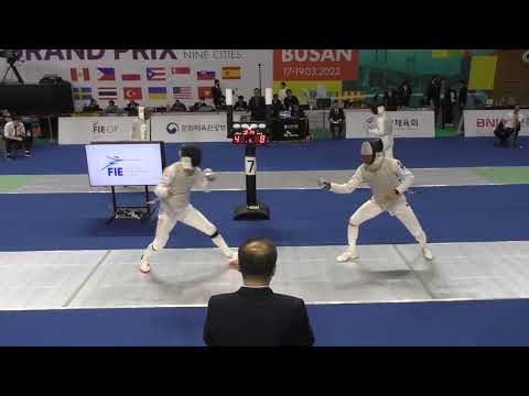 2023 140 T32 12 M F Individual Busan KOR GP 7 SPICHIGER FRA vs RZADKOWSKI POL