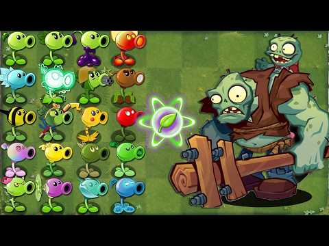 All PEASHOOTER & Other Plants Level 1 Vs Gargantuar Zombie in PVZ 3! - Pvz 2 Challenge