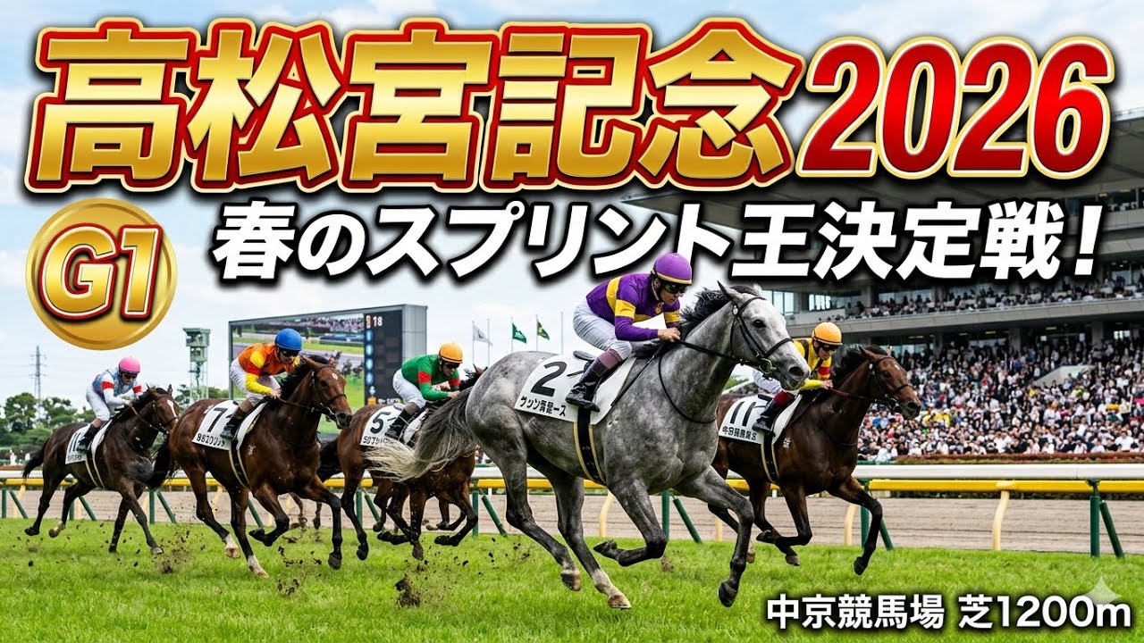 【衝撃の11番人気推奨⁉︎】俺様が高松宮記念の買い目を教えてやる‼️