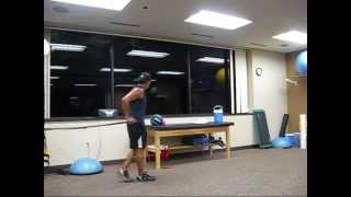 Band and Med Ball Tennis Fitness Training