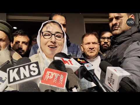 Chairperson J&K Waqf Board Dr Darakhshan Andrabi visited Peer Dastgir Shrin...