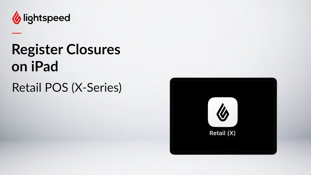 Register Closures on iPad